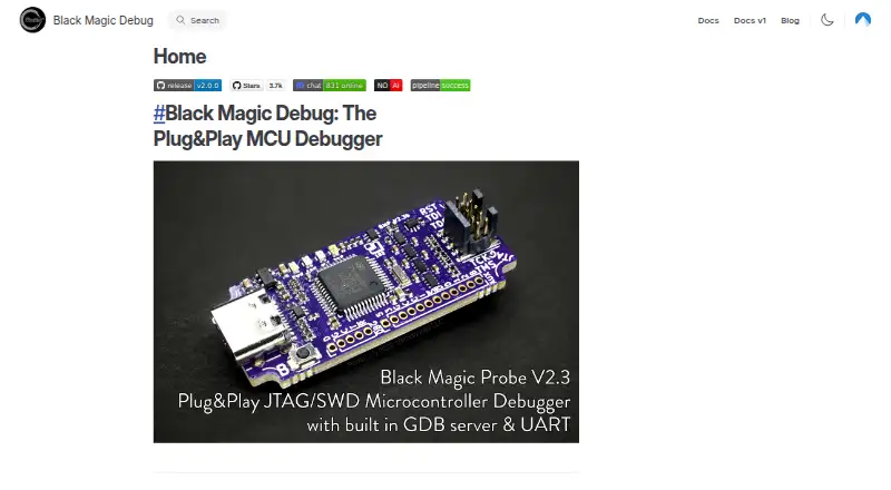 The Black Magic Debug homepage