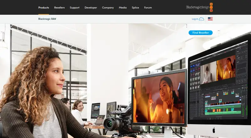 The Blackmagic RAW Speed Test homepage