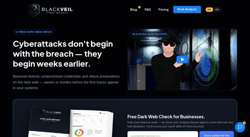 The Blackveil homepage
