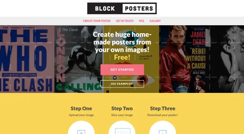 The Block Posters homepage