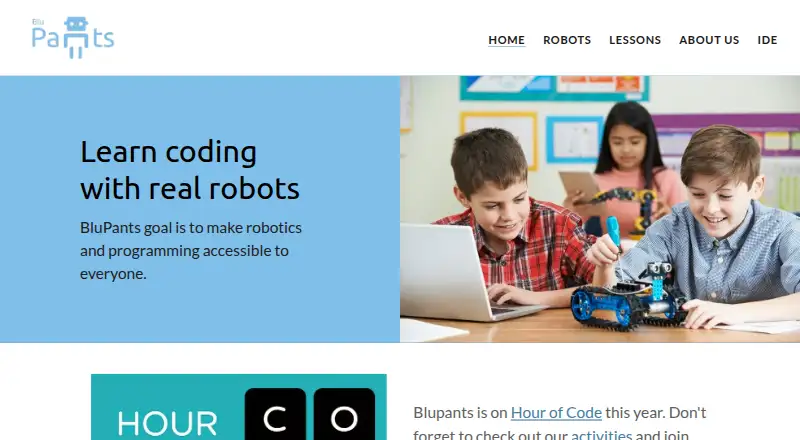 The BluPants homepage