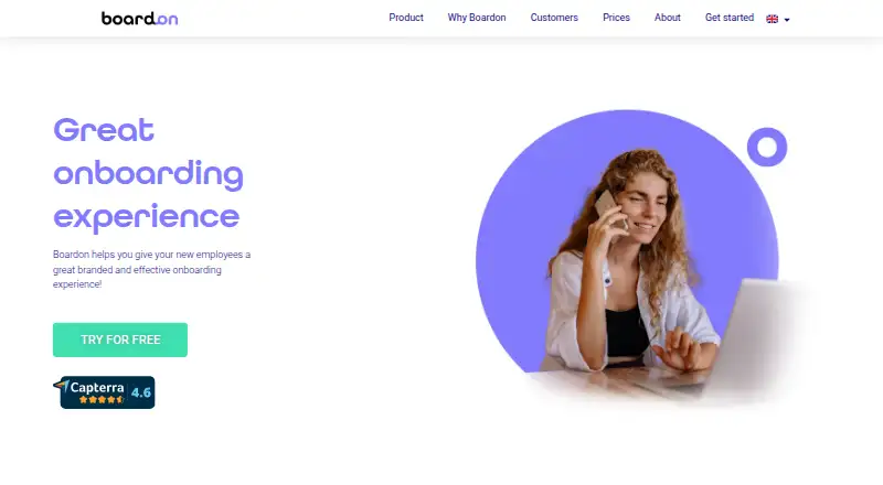 The Boardon homepage