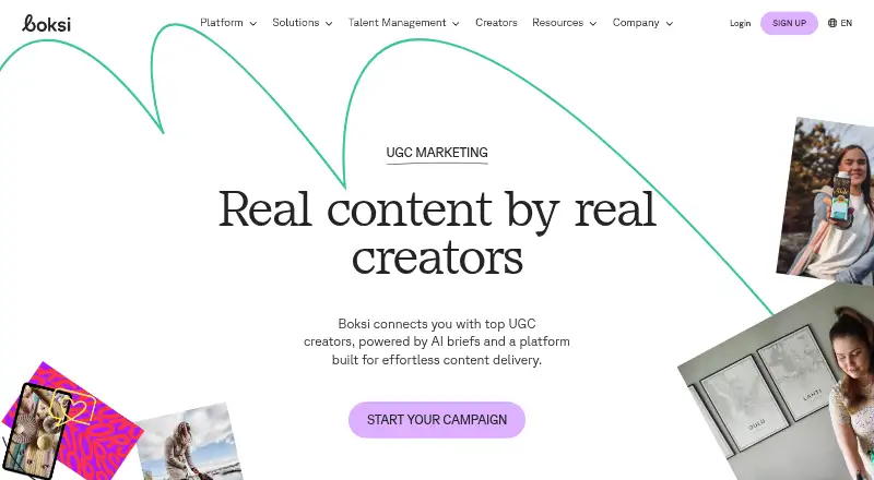 The Boksi homepage