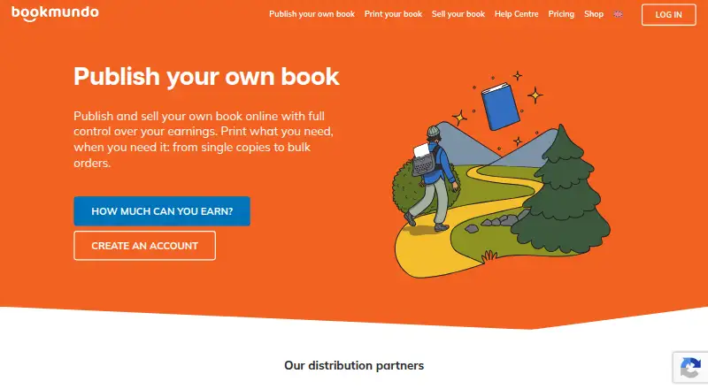 The Bookmundo homepage