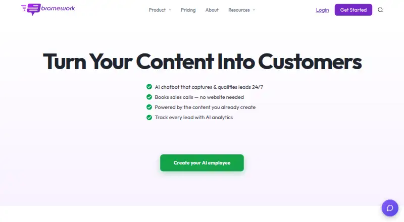 The Bramework homepage
