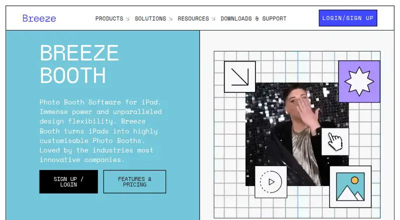 The Breeze Booth homepage