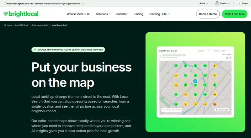 The Local Search Grid homepage