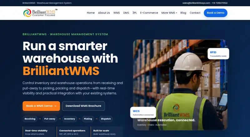 The Brilliant WMS homepage