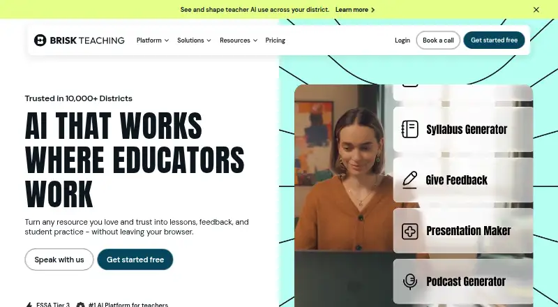 The Brisk Teaching homepage