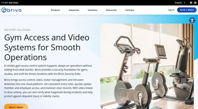 The Brivo Security Suite homepage