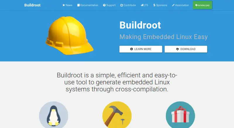 The Buildroot homepage