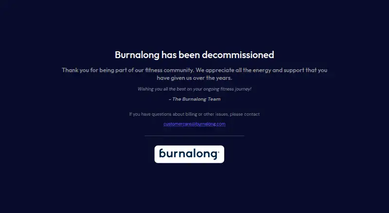 The Burnalong homepage