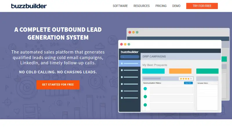 The BuzzBuilder homepage