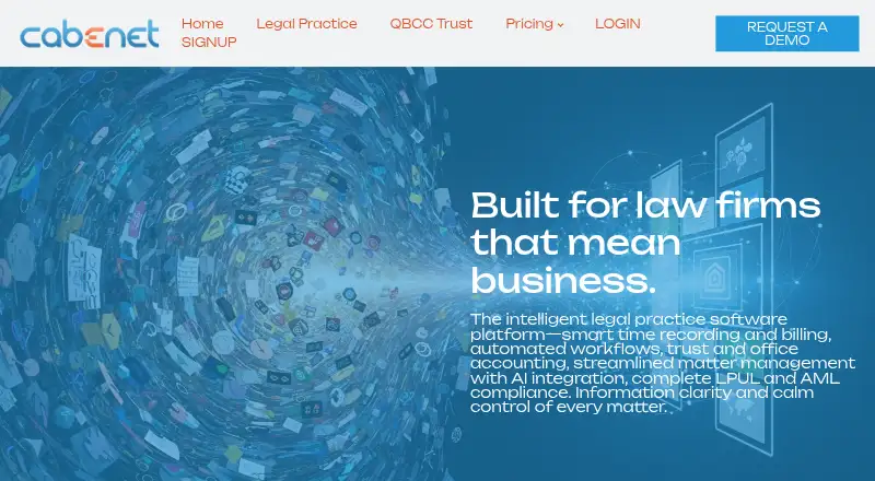 The Cabenet homepage