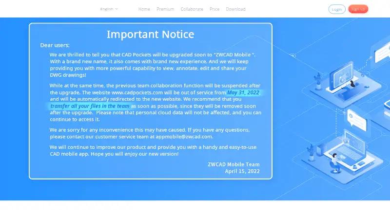 The CAD Pockets homepage