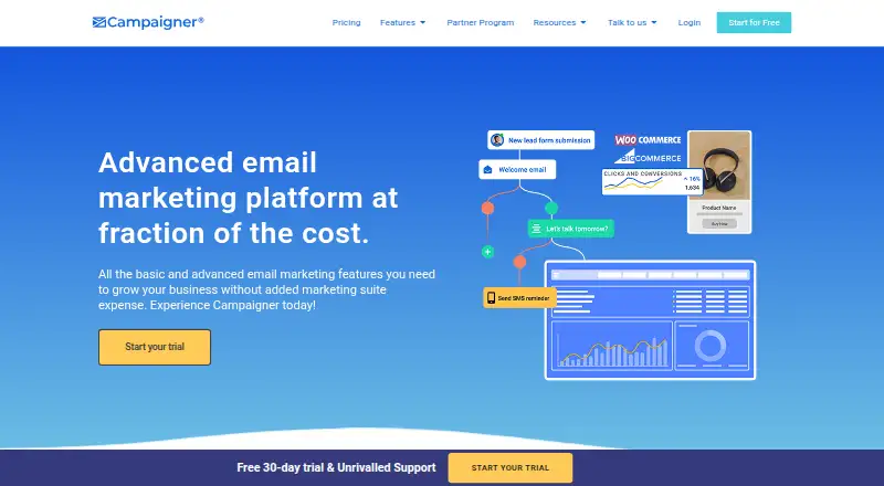 The Campaigner homepage