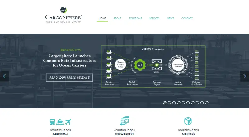 The CargoSphere homepage