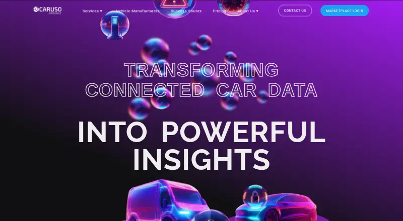 The CARUSO Dataplace homepage