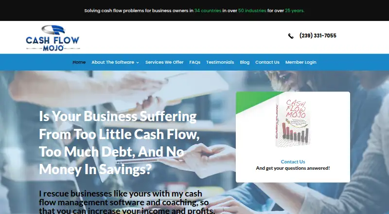 The Cash Flow Mojo homepage