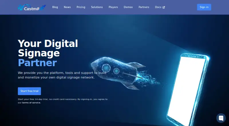 The Castmill homepage