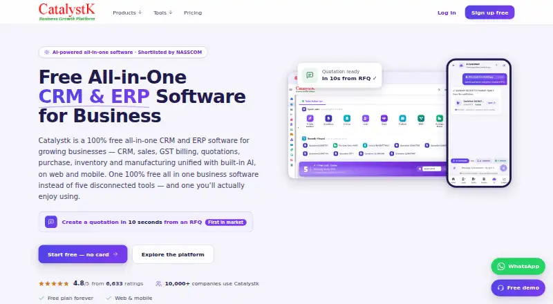 The Catalystk homepage