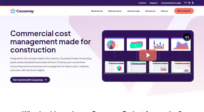 The Causeway Project Accounting homepage