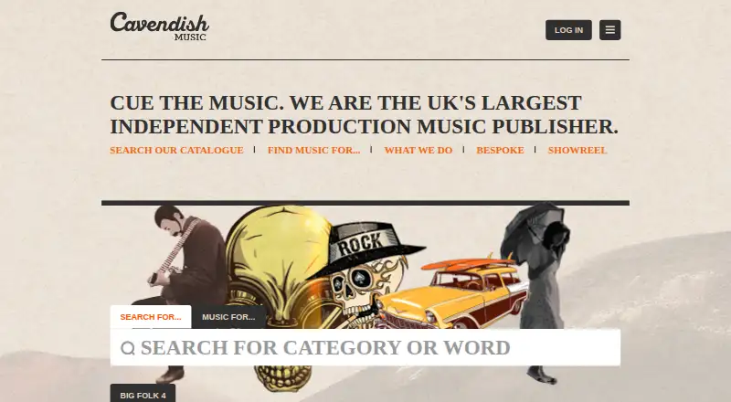 The Cavendish Music homepage