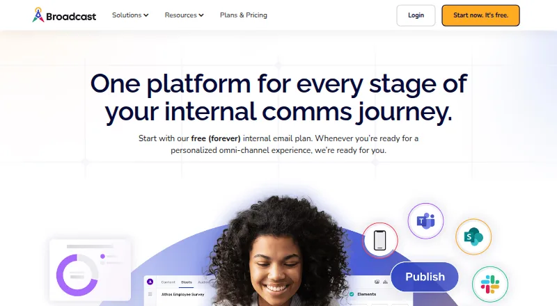 The Cerkl Broadcast homepage