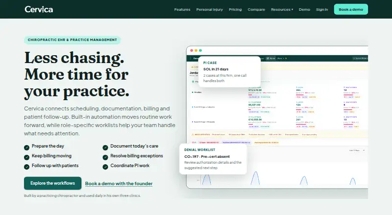 The Cervica homepage