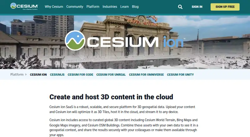 The Cesium ion homepage