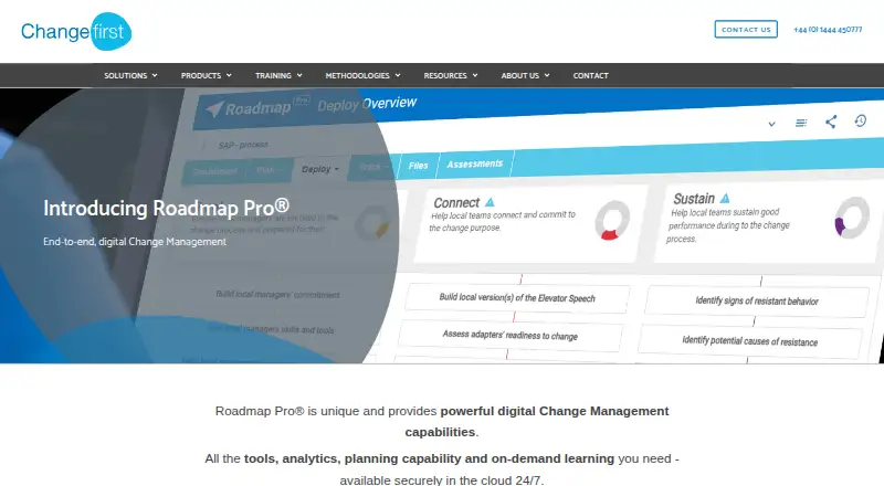 The Roadmap Pro homepage