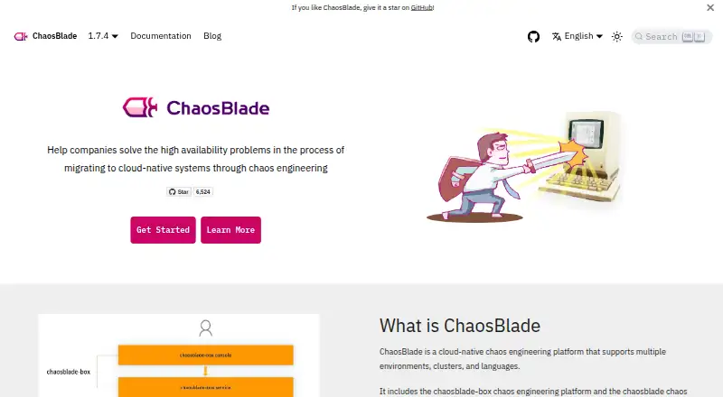 The ChaosBlade homepage
