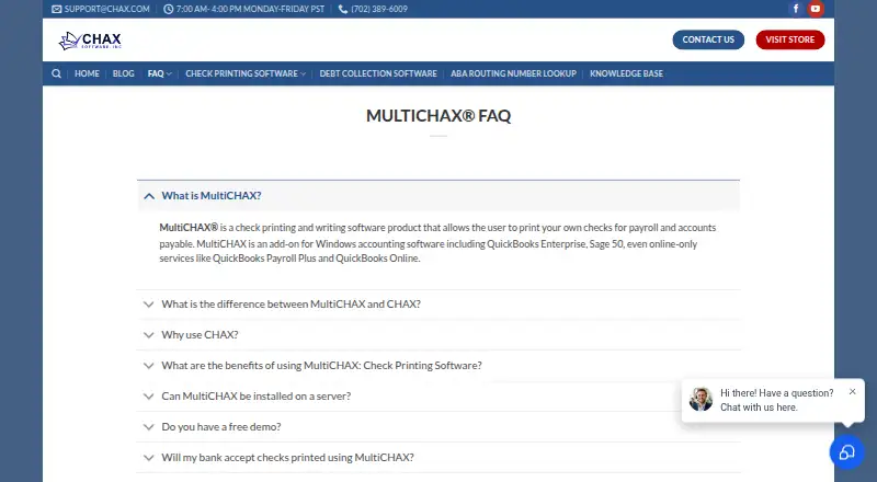 The MultiCHAX homepage