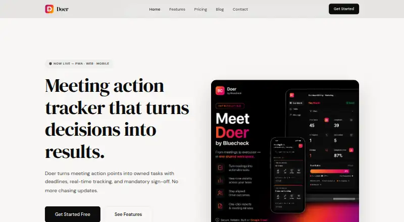The Doer homepage