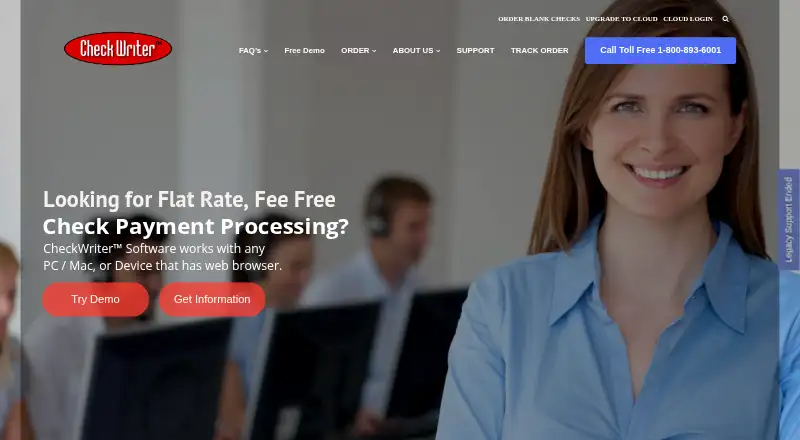 The CheckWriter homepage