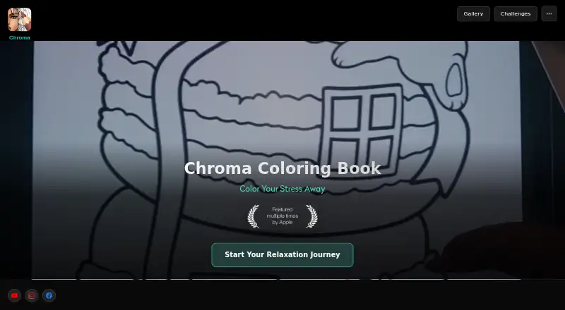 The Chroma homepage