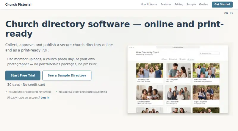 The Church Pictorial homepage