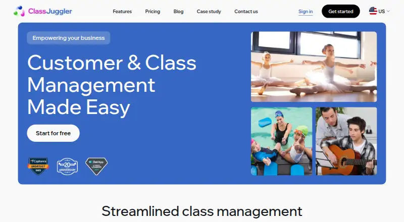 The ClassJuggler homepage