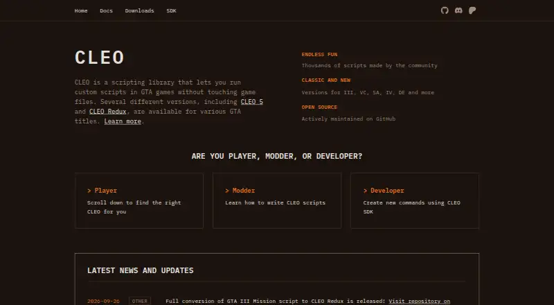 The CLEO homepage