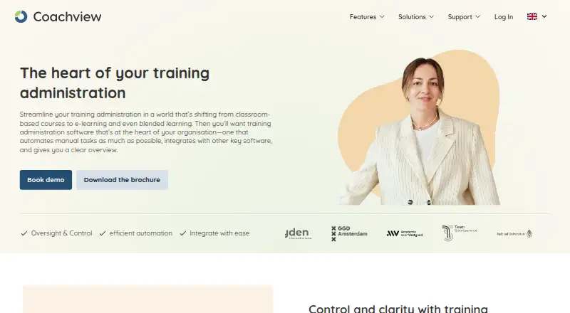 The Coachview homepage