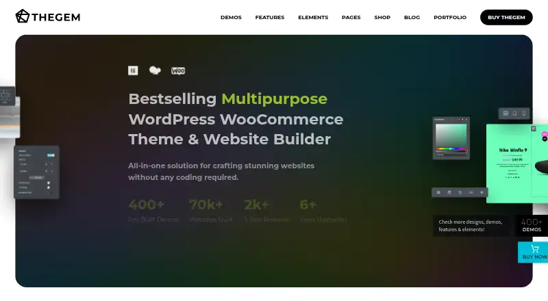 The TheGem homepage