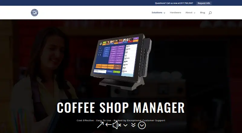The Coffee Shop Manager homepage