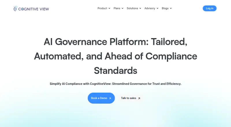 The CognitiveView homepage