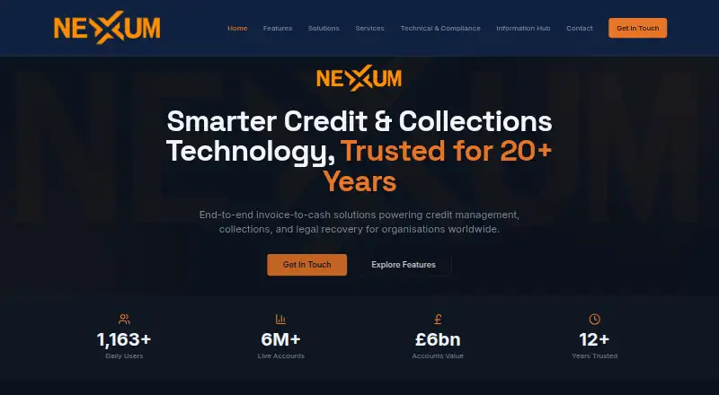 The NEXUM homepage