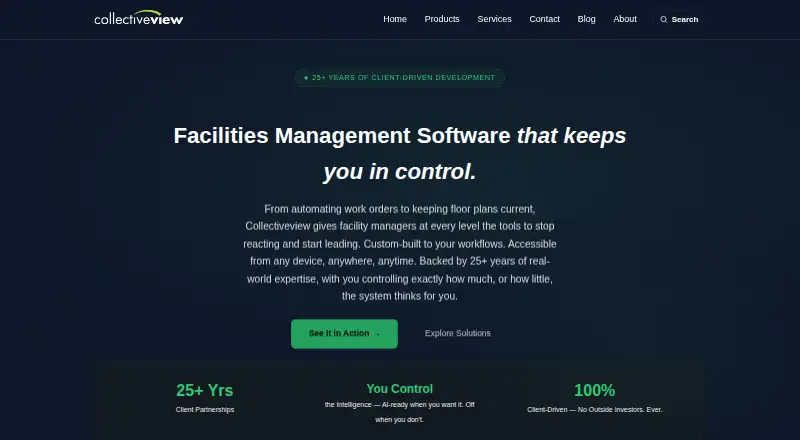 The Collectiveview homepage