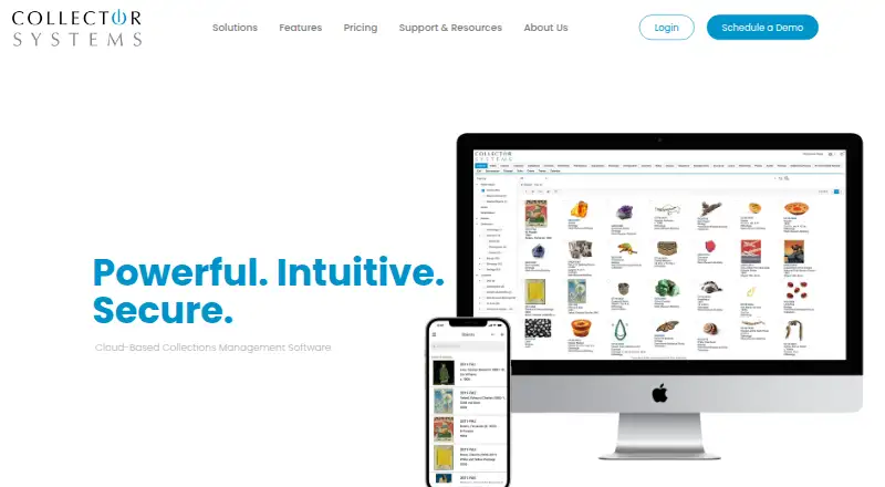 The Collector Systems homepage