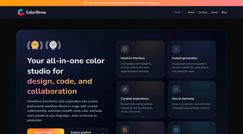 The ColorBrew homepage