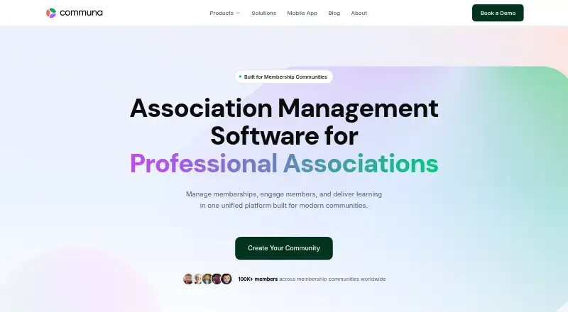 The Communa homepage