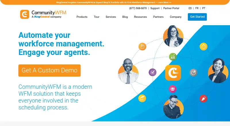 The CommunityWFM homepage