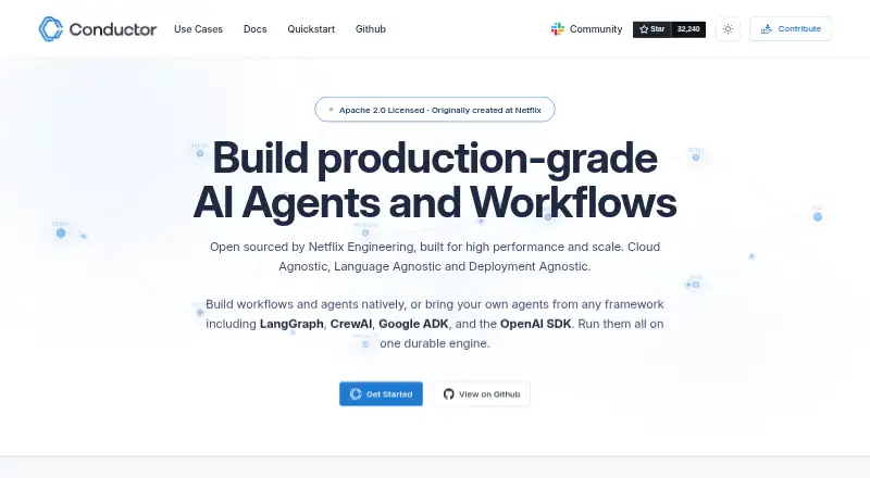 The Conductor homepage